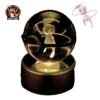 Pokebola de cristal grabada con luz