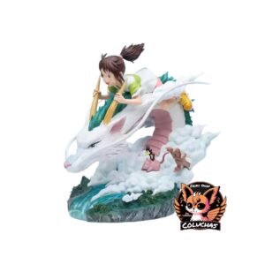 Figura Decorativa Del Viaje De Chihiro: Haku+ Chihiro