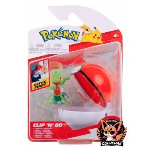Pokémon Clip 'N' Go: Set de Figura Treecko y Nest Ball (Envío Exprés)