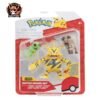 Set de 3 figuras de batalla:Caterpie ,electabuzz Y Rockruff