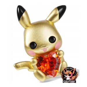 Dije Charm de Plata de Taxco - Pikachu con Corazón de Cristal