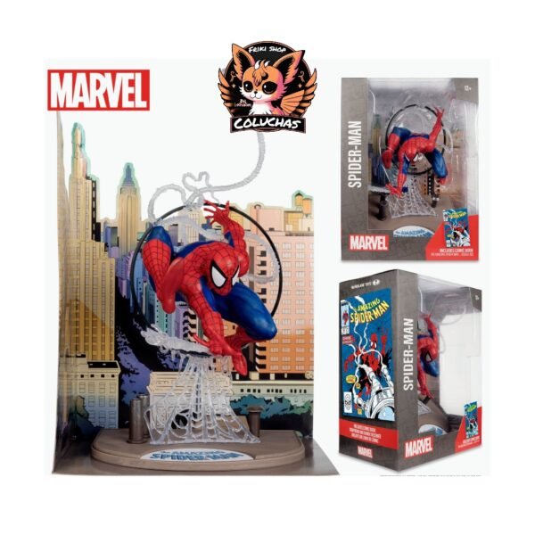 Estatua Diorama Spider-Man Escala 1:6 (30 cm) - McFarlane Original