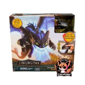 Figura de Cómo entrenar a tu Dragón: Chimuelo  (63cm) con Luces y Sonidos - Disparo de Plasma