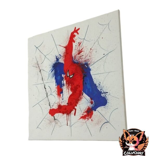 Spider-Man: Deconstruido - Pintura Original de la Artista Alejandra Centeno
