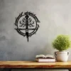 Decoración de Pared Metálica - El Señor de los Anillos (Árbol de Gondor y Andúril)
