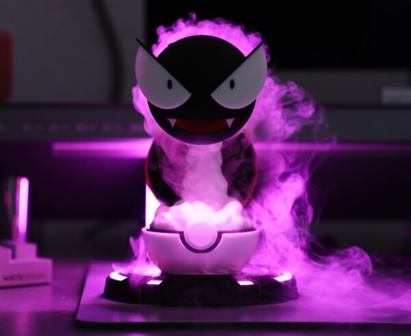 Humidificador Con Forma Del Pokemón Fantasma Gastly