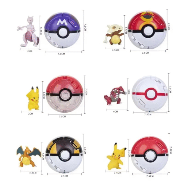 Pokebolas explosivas Pokémon Throw N Pop
