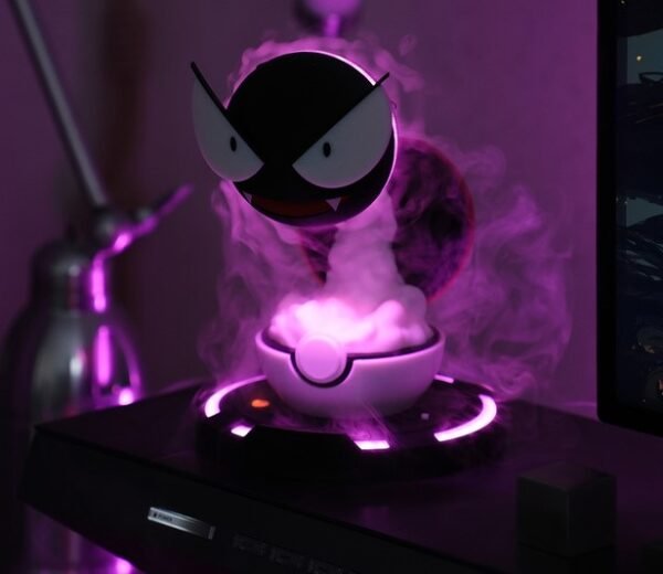 Humidificador Con Forma Del Pokemón Fantasma Gastly