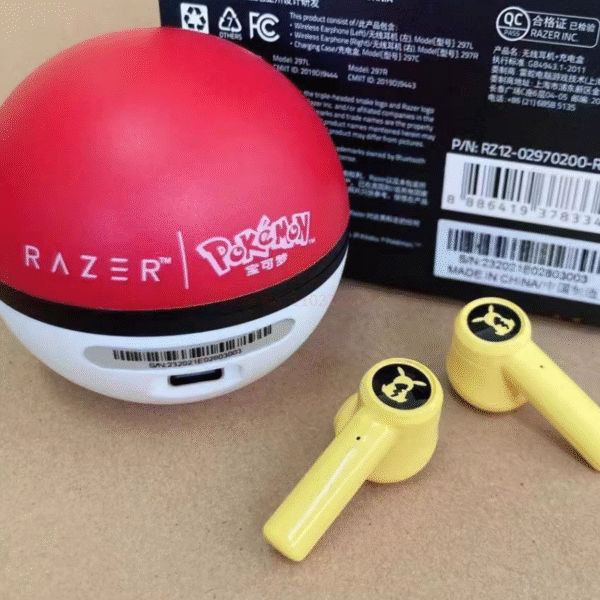 Audífonos Inalámbricos Razer Pikachu Con Bluetooth Y Micrófono