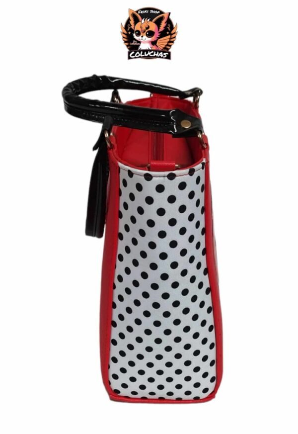 Bolso / Bolsa de Mano Stitch (Lilo & Stitch) con Diseño de Lunares - Moda Friki