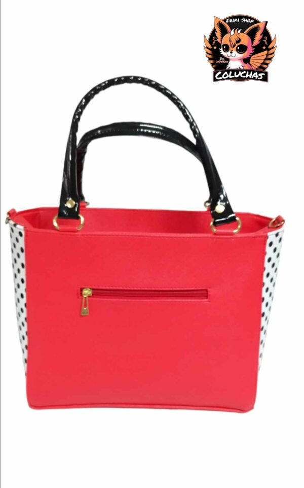 Bolso / Bolsa de Mano Stitch (Lilo & Stitch) con Diseño de Lunares - Moda Friki