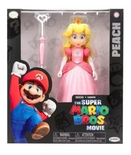 Muñeca Princesa Peach (30 cm) - The Super Mario Bros. Movie (JAKKS Pacific)