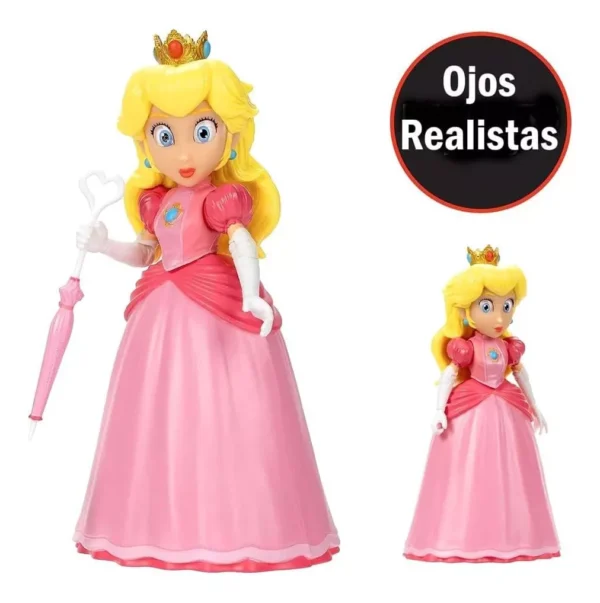 Muñeca Princesa Peach (30 cm) - The Super Mario Bros. Movie (JAKKS Pacific)
