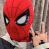 Máscara de Spider-Man "Chin Control" con Ojos Móviles - Réplica No Way Home