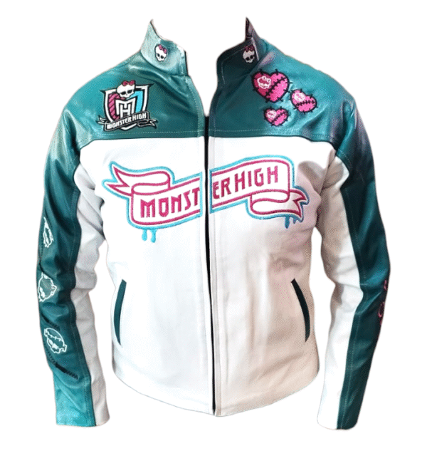 Chamarra de Piel Monster High (Talla 16) - Diseño Exclusivo - Hecha en México