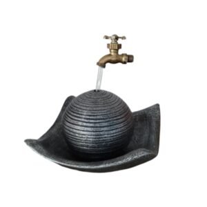 Fuente Decorativa con Llave Mágica Flotante - Ilusión Óptica Moderna
