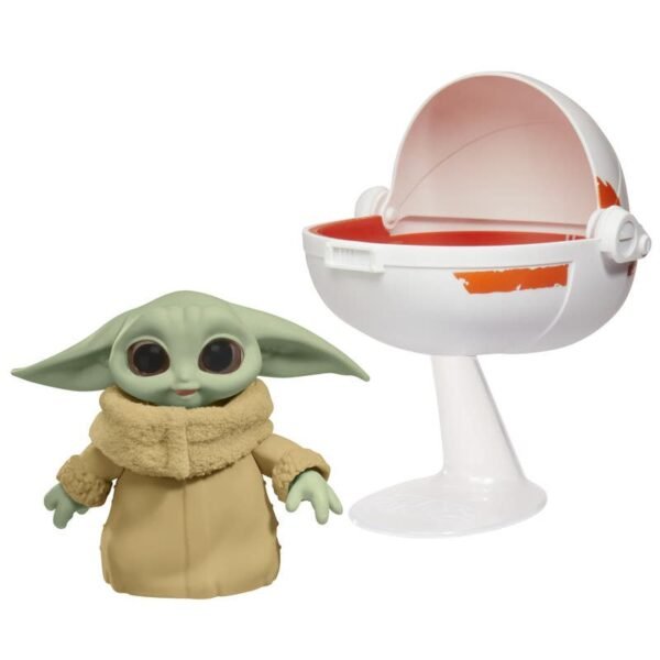 Figura Interactiva Grogu "Wild Ridin'" (The Mandalorian) con Cuna Flotante - Hasbro Star Wars