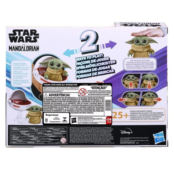 Figura Interactiva Grogu "Wild Ridin'" (The Mandalorian) con Cuna Flotante - Hasbro Star Wars