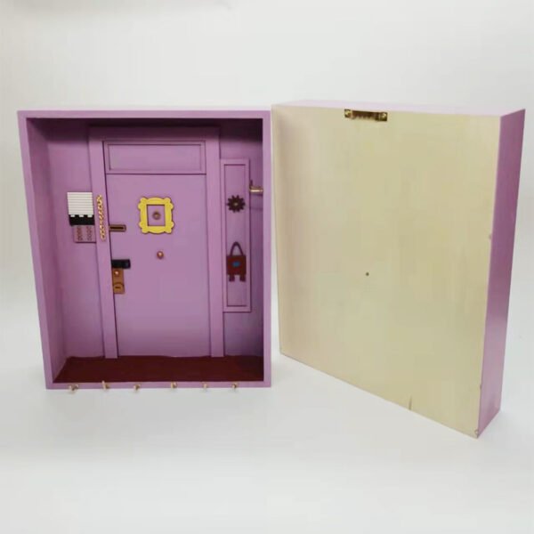 Porta Llaves Artesanal "Departamento de Mónica" - Friends (26x20cm)
