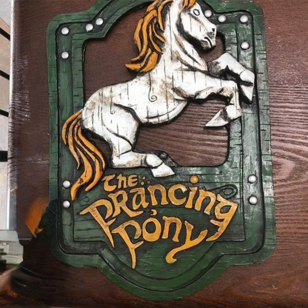 Letrero "El Poney Pisador" (The Prancing Pony) - El Señor de los Anillos