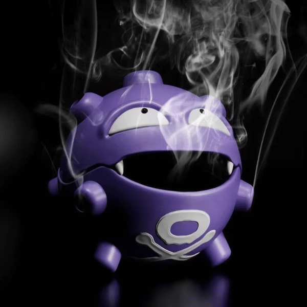 Incensario / Porta Repelente Koffing - Pokémon (Impresión 3D)
