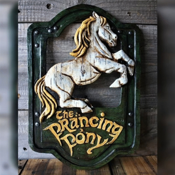 Letrero "El Poney Pisador" (The Prancing Pony) - El Señor de los Anillos