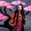 Diorama Figura Nezuko Kamado con Árbol de Cerezo - Demon Slayer: Kimetsu no Yaiba - 19cm
