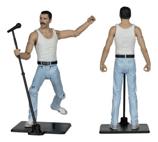 Figura Freddie Mercury (Live Aid '85) Edición Limitada - Music Maniacs de McFarlane Toys