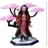 Diorama Figura Nezuko Kamado con Árbol de Cerezo - Demon Slayer: Kimetsu no Yaiba - 19cm