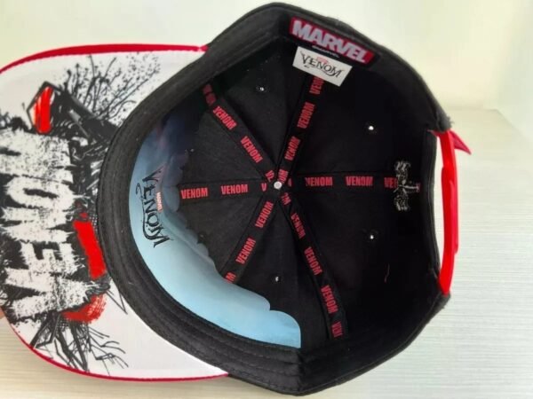 Gorra Venom Placa Metálica - Snapback Oficial Marvel