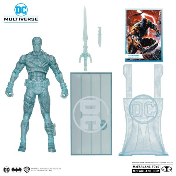 Figura Deathstroke (Frostbite Edition) Gold Label - DC Multiverse McFarlane Toys