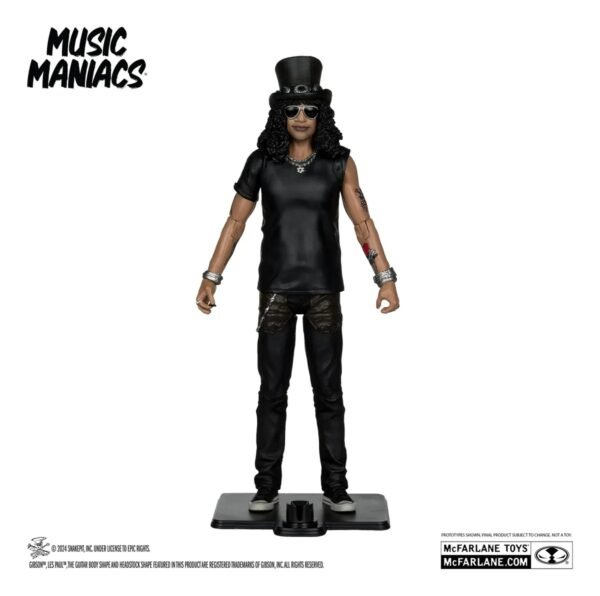 Figura Coleccionable Slash (Guns N' Roses) - McFarlane Toys Music Maniacs - Edición Limitada 7 Pulgadas