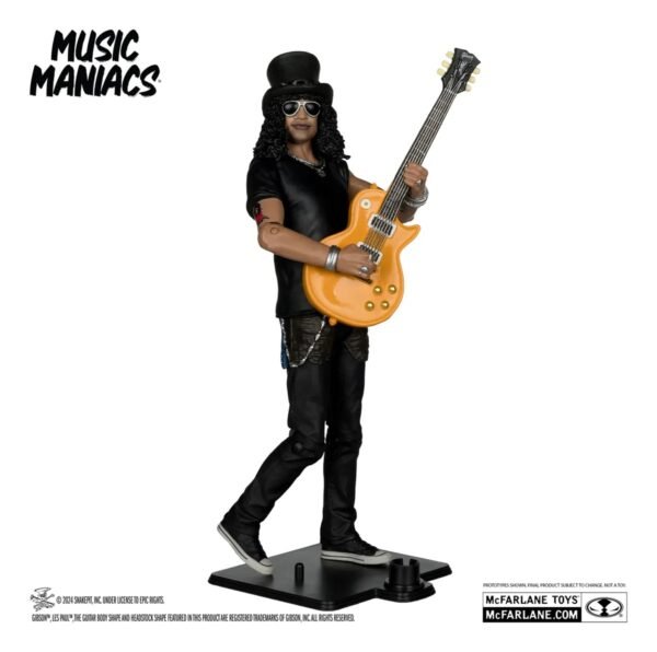 Figura Coleccionable Slash (Guns N' Roses) - McFarlane Toys Music Maniacs - Edición Limitada 7 Pulgadas