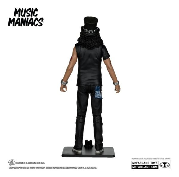 Figura Coleccionable Slash (Guns N' Roses) - McFarlane Toys Music Maniacs - Edición Limitada 7 Pulgadas
