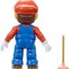 igura de Acción Mario Bros. La Película (Movie Mario) con Desatascador - Jakks Pacific (12.5 cm)