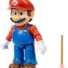 igura de Acción Mario Bros. La Película (Movie Mario) con Desatascador - Jakks Pacific (12.5 cm)