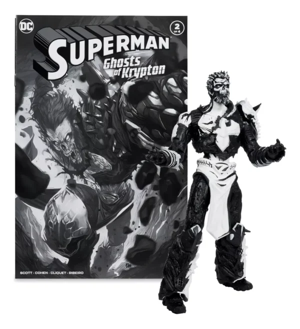 Superman: Ghosts of Krypton – Set de 4 Figuras de Acción (18 cm)