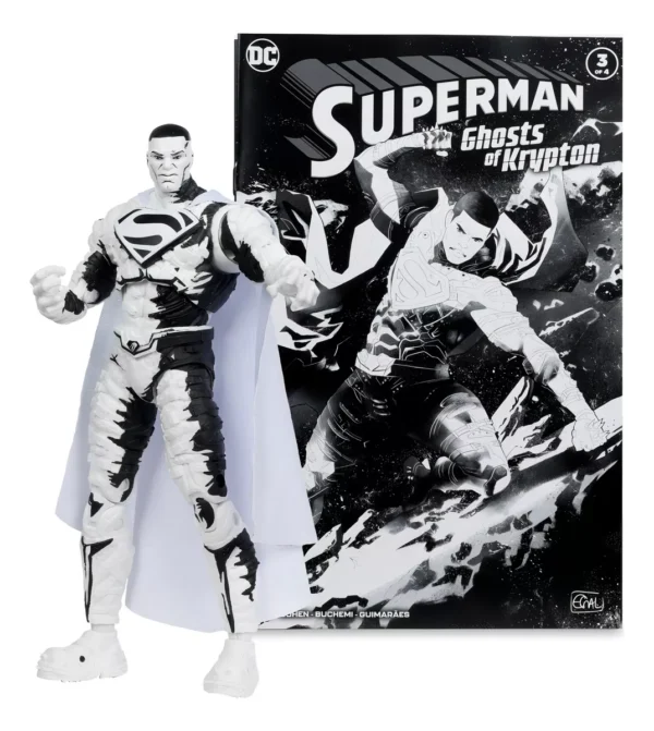Superman: Ghosts of Krypton – Set de 4 Figuras de Acción (18 cm)