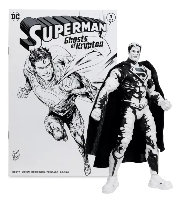 Superman: Ghosts of Krypton – Set de 4 Figuras de Acción (18 cm)