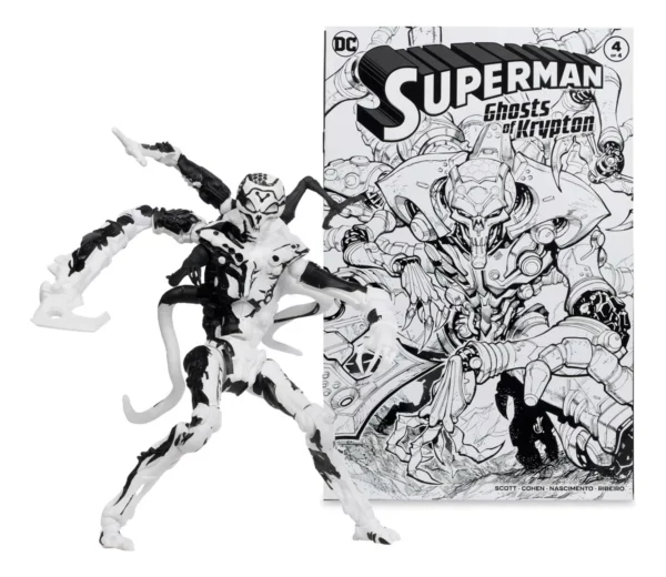 Superman: Ghosts of Krypton – Set de 4 Figuras de Acción (18 cm)