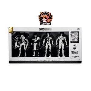 Superman: Ghosts of Krypton – Set de 4 Figuras de Acción (18 cm)