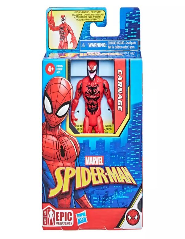 Figura Carnage (Epic Hero Series) - Marvel Spider-Man Hasbro 10 cm