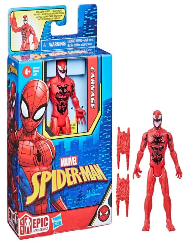 Figura Carnage (Epic Hero Series) - Marvel Spider-Man Hasbro 10 cm