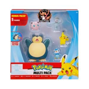 coluchas (9) Pokémon Multi Pack 5 Figuras Deluxe Edition Snorlax (Jazwares)